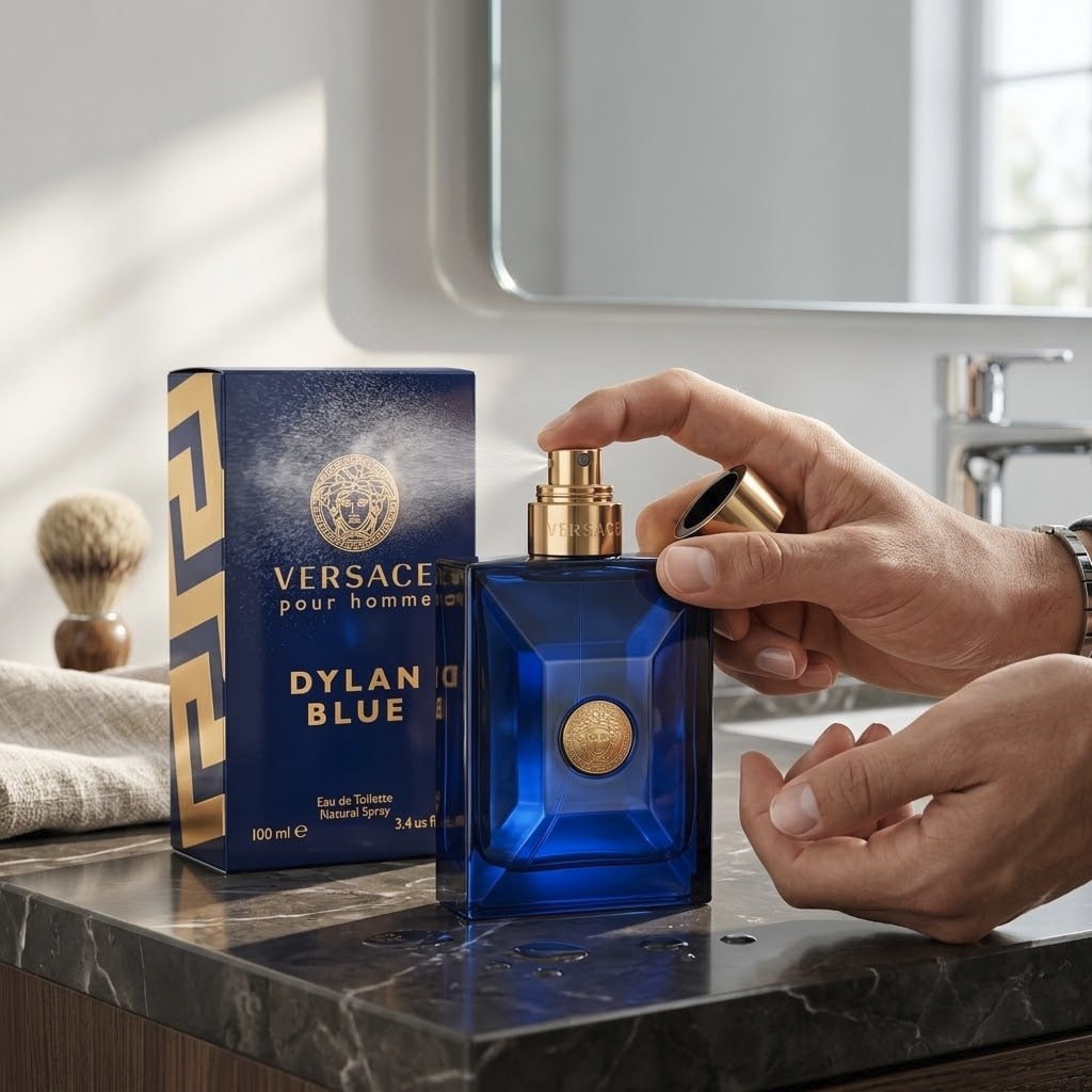 Dylan Blue Pour Homme Versace - Perfume Masculino Eau de Toilette 100ml
