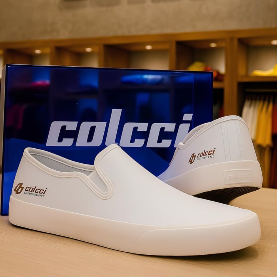 Tenis Colcci Casual Slip On Masculino Sem Cadarço Leve