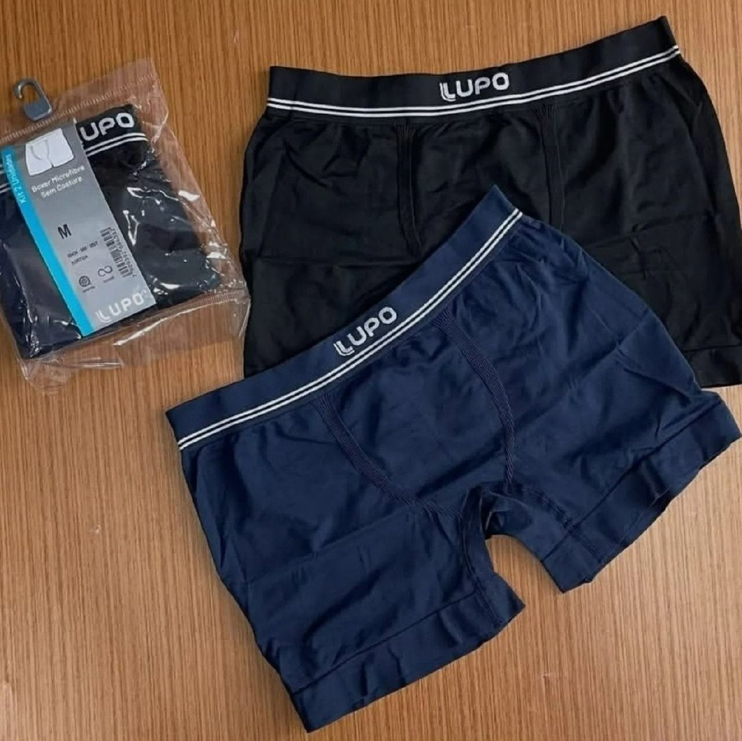 Kit 6 Cuecas Lupo Boxer