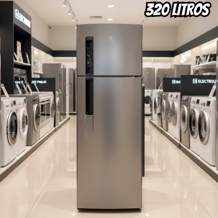Geladeira Electrolux Frost Free 320l Duplex Inox Look (tf38s)