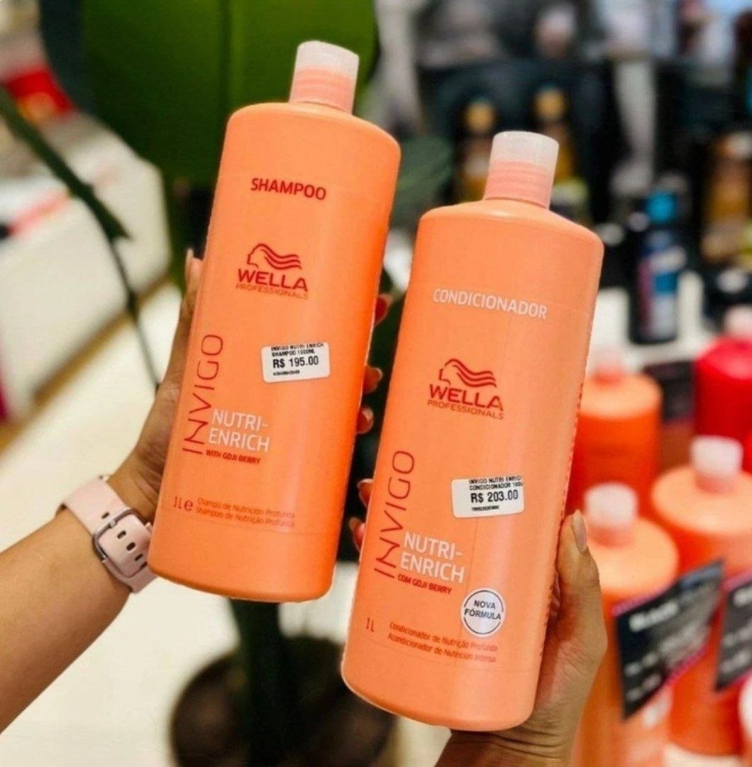 Kit Wella Invigo Nutri Enrich Sh, Cond E Válvulas
