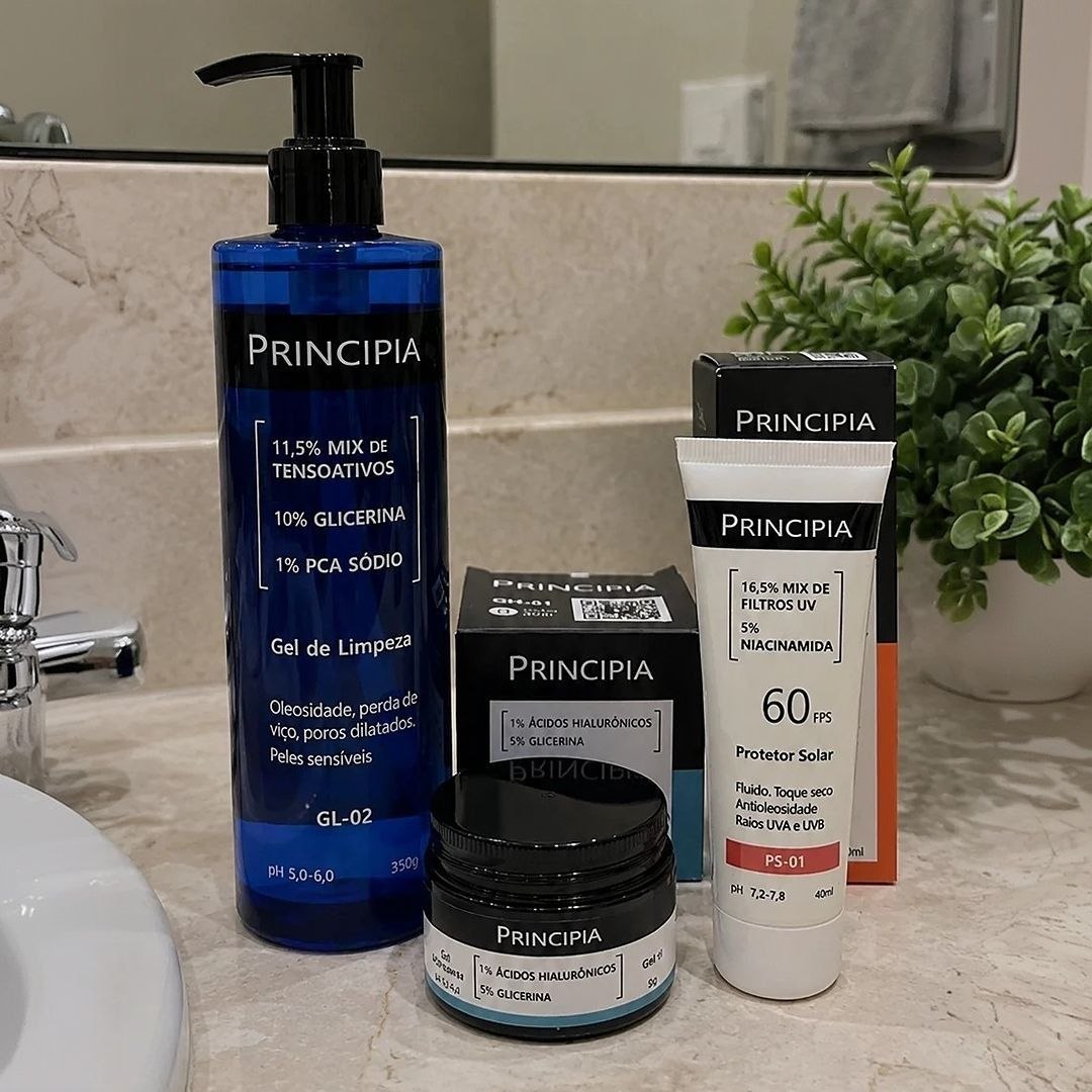 Principia Kit Completo Para Pele Sensível Com Fps 60