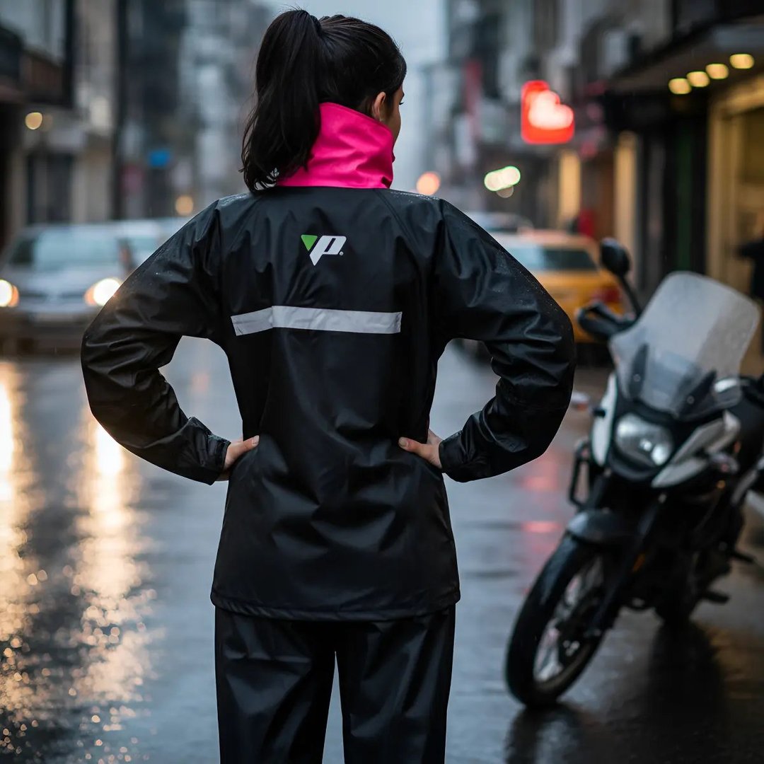 Capa Chuva Nylon Feminina Pantaneiro Motociclista - Tam. P ao GG