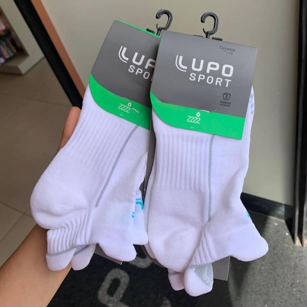 Kit 2 Pares Meia Lupo Dry Soquete Anti Bolhas