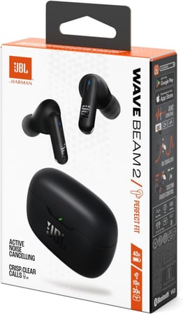 Fone de Ouvido Sem Fio, JBL, Bluetooth, Wave Beam 2, Intra Auricular, Sem Fio, Resistente ...
