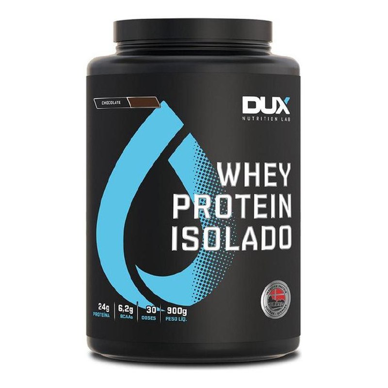 Whey Protein Isolado Pote 900g - Dux Nutrition Sabor Neutro