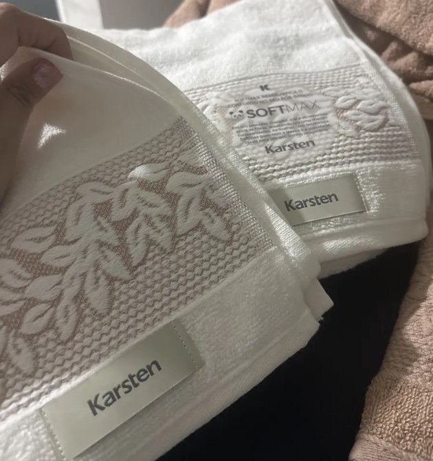 🤓Jogo De Toalhas 4 Pçs Fio Cardado 100% Algodão Bosco Karsten