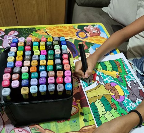 Conjunto Canetas Marcador Canetinha Ponta Dupla 80 Cores Kit