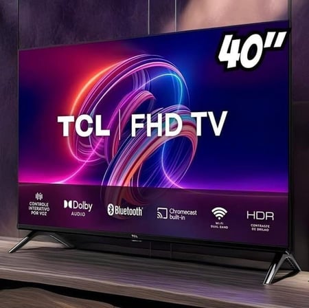 Smart Tv 40  S5400a Led Fhd Android Preta Tcl