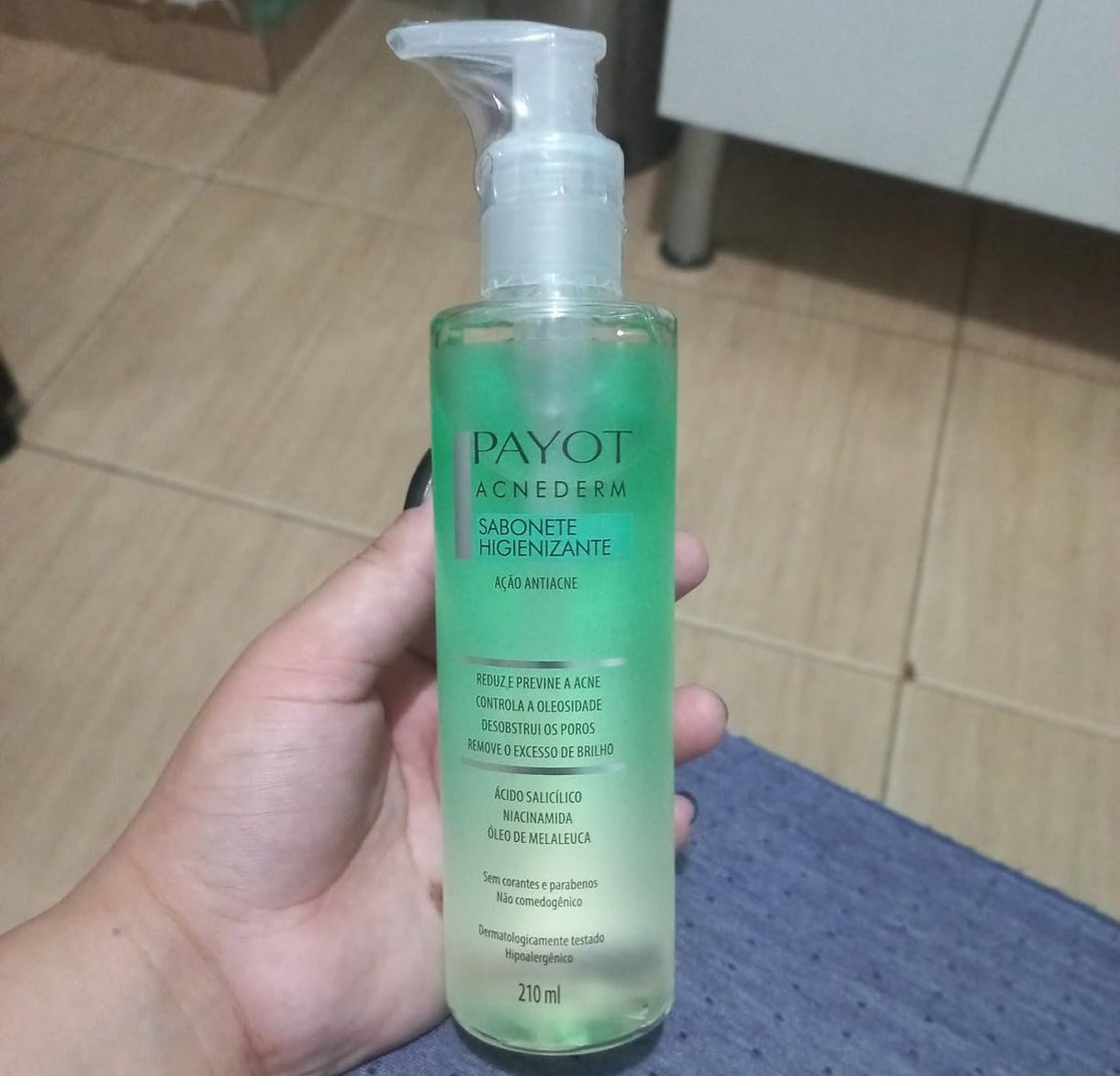 Payot Sabonete Higienizante Acnederm Payot Verde 210 Ml