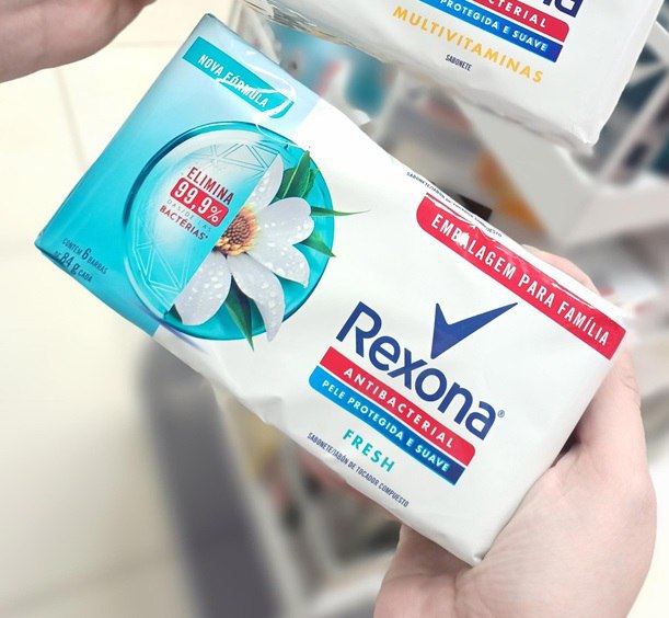 Pack Sabonete Antibacterial Rexona Limpeza Profunda - 6 Unidades