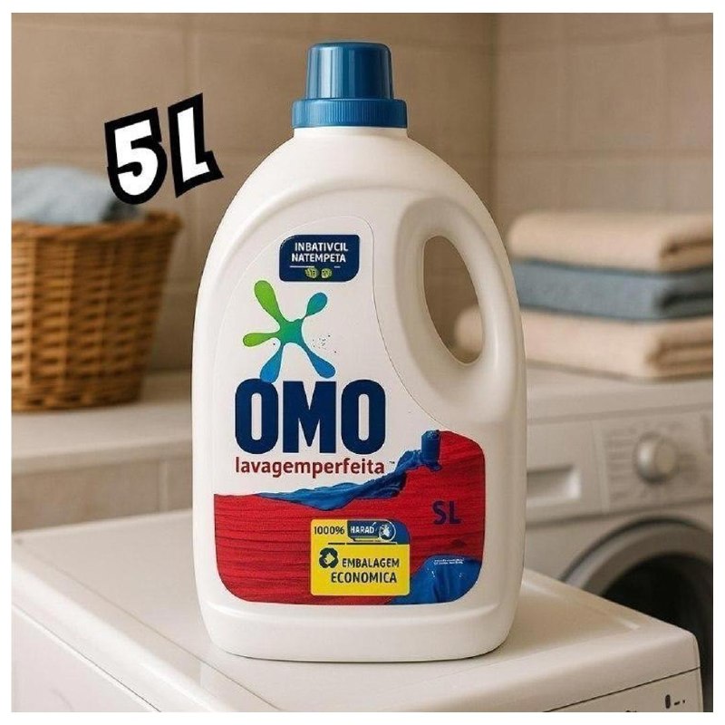 OMO Lavagem Perfeita - Sabão Líquido 5L