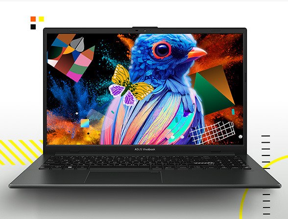 Notebook ASUS VivoBook Go 15, AMD RYZEN 5 7520U, 8GB, 512GB SSD, KeepOS, Tela 15,6" FHD, Mixed Black - E1504FA-NJ732