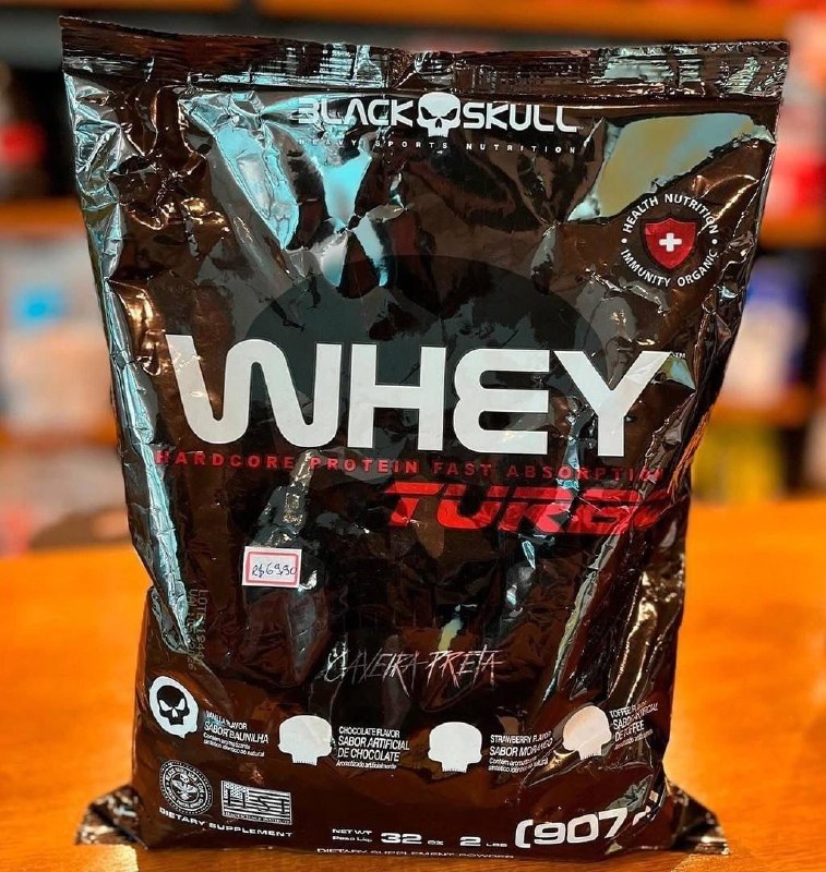 Black Skull Refil Whey Turbo Chocolate 907G