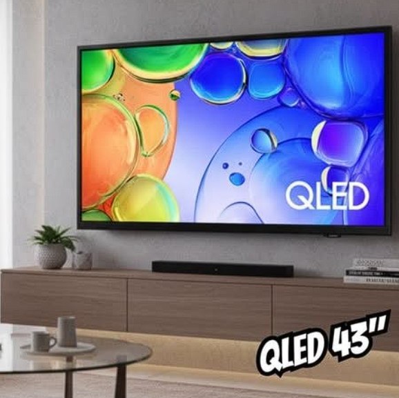 Samsung Smart Tv 43 Qled Full Hd Q5f 2025, Xbox Cloud Gaming, Canais Gratuitos, Hdr, Som Em Movimento Virtual