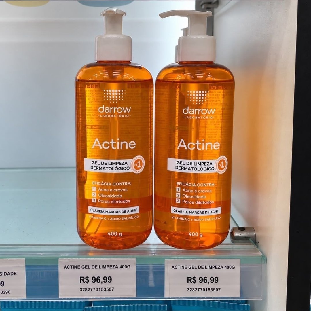 Gel de Limpeza Facial Darrow Actine Oil Control Pele Mista Oleosa 400g