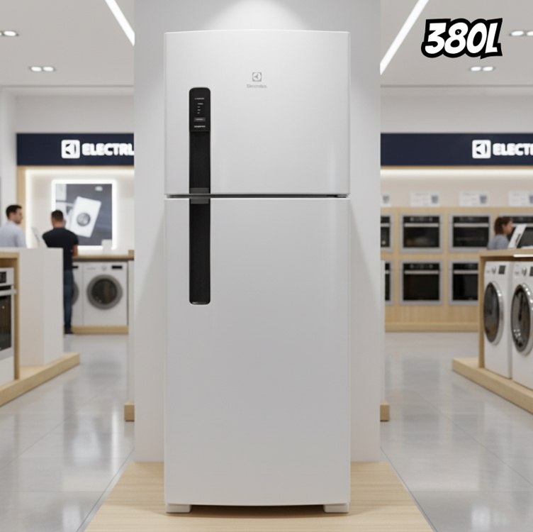 Electrolux Geladeira Electrolux Frost Free 380L AutoSense Duplex Branca (TF41)