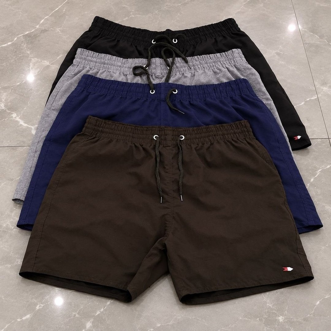 Kit 4 Short Praia Masculino Bermuda Tactel Verão Academia 1 De Cada Cor G