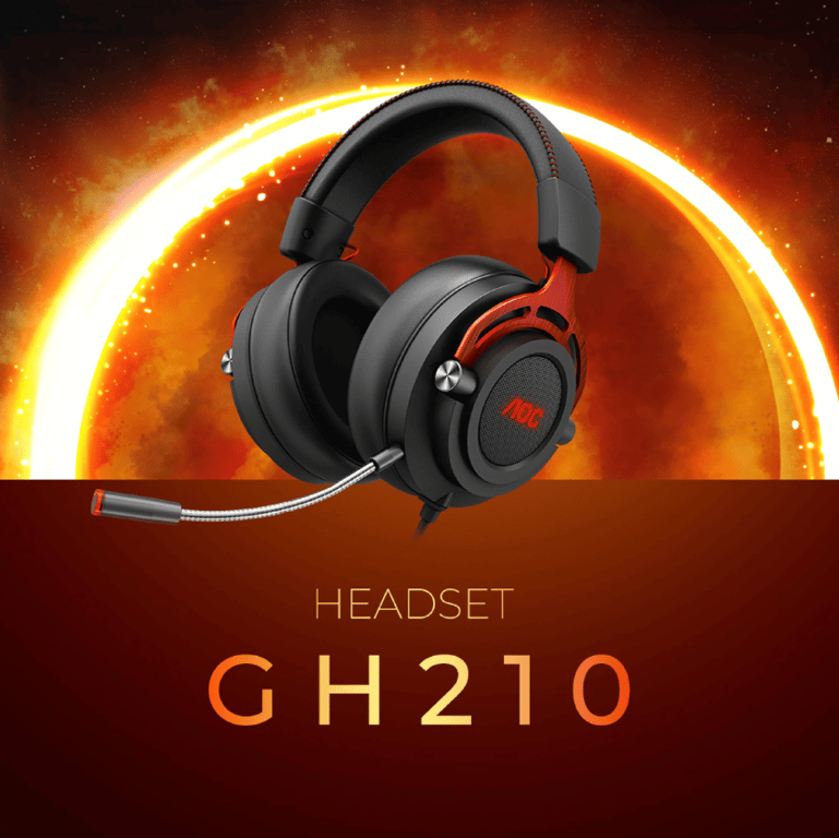 Headset Gamer AOC GH210 – Experiência Sonora Imersiva e Conforto ...