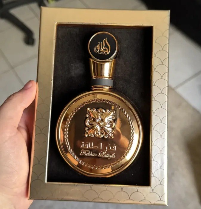 Perfume Árabe Lattafa Fakhar Gold Extrait Eau De Parfum Masculino - 100ml