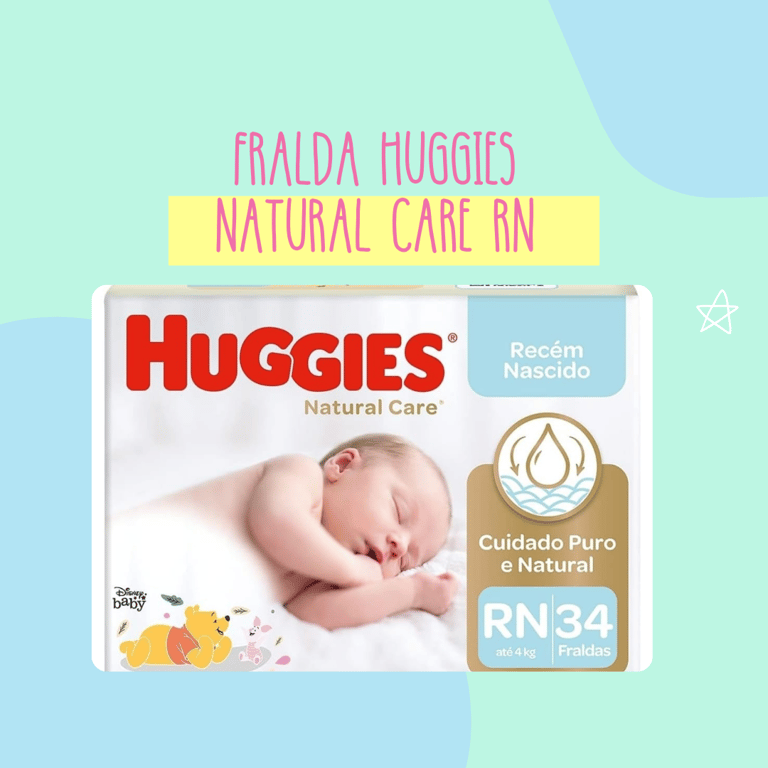 FRALDA HUGGIES NATURAL CARE RN