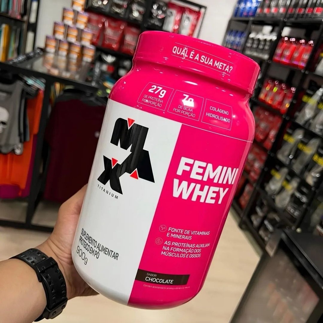 Femini Whey (900g) - Sabor Chocolate