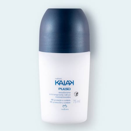 Desodorante Antitranspirante Roll On Kaiak Pulso Masculino 75 ml