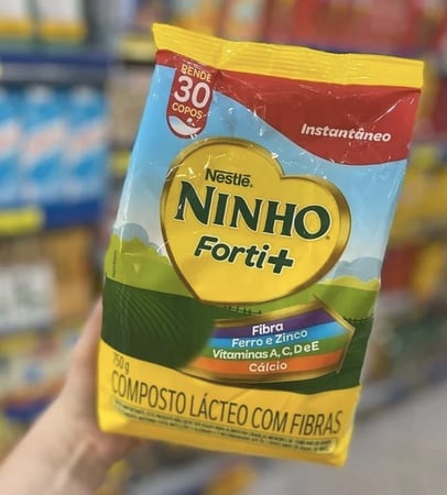 Composto Lácteo, Nestlé, Ninho Forti+, Pacote, 750g