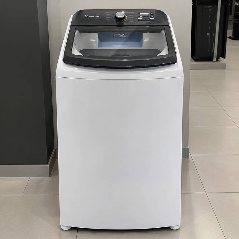 Lavadora de roupas Electrolux Efficient Lee18 18kg com cesto inox 127
