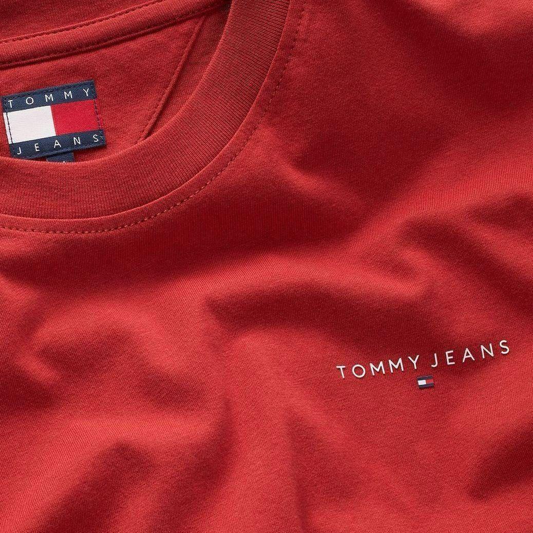 Camiseta Tommy Jeans Linear Chest Masculina
