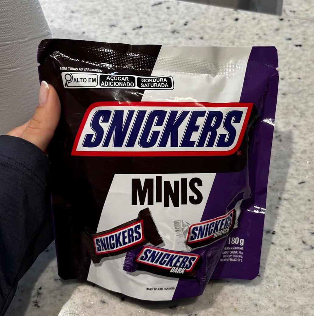 Chocolate Snickers Variedades Minis 180g