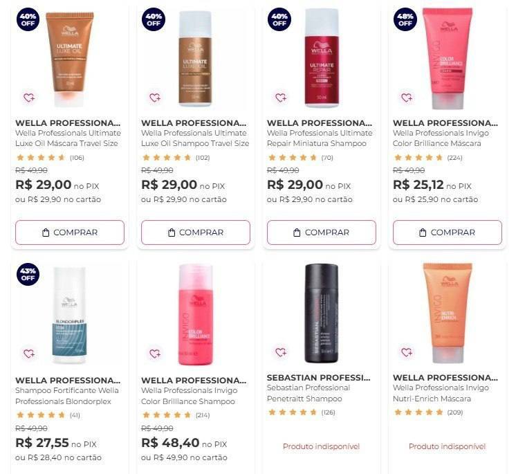 10 MINIS WELLA E SEBASTIAN