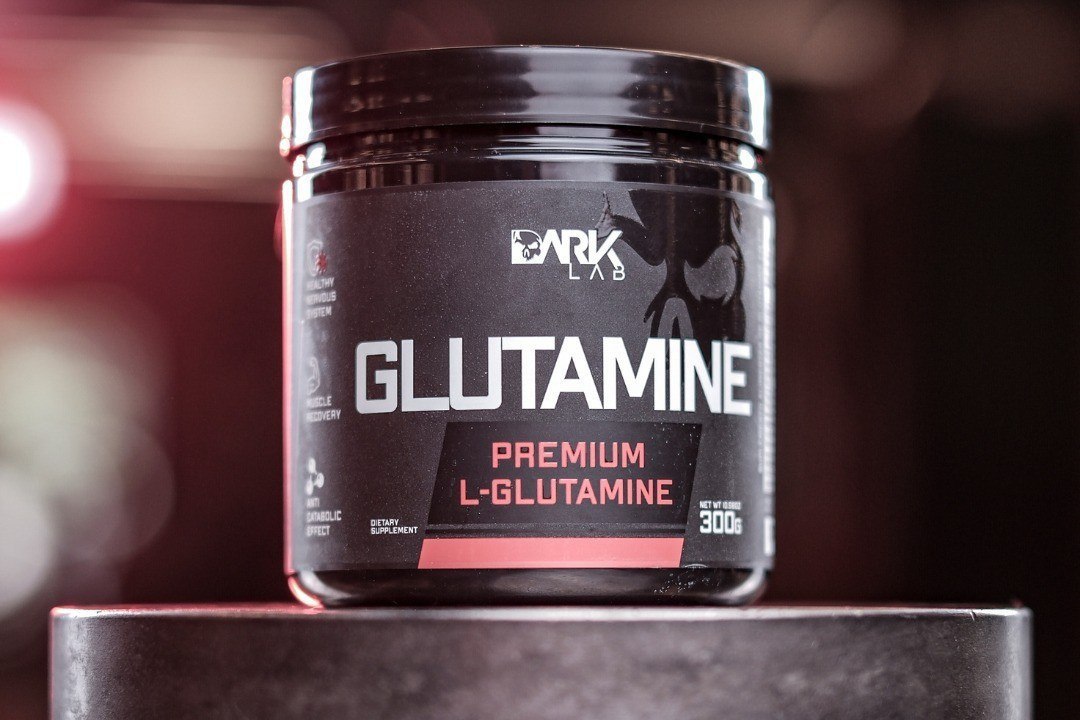 Glutamina L-glutamine 300g Dark Lab Sabor Sem Sabor