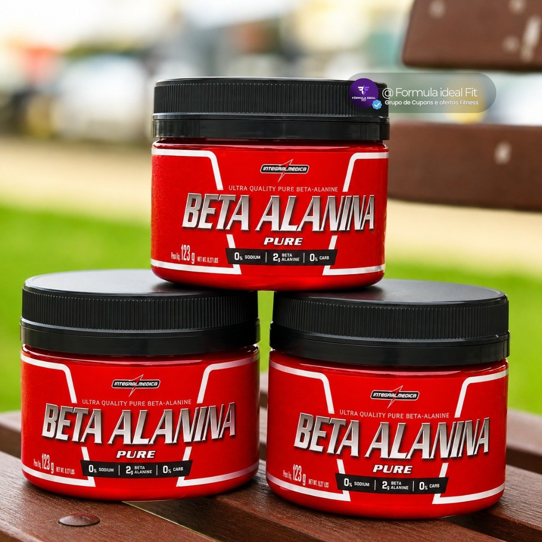 Beta Alanina Pura em Pó 123g Integralmédica