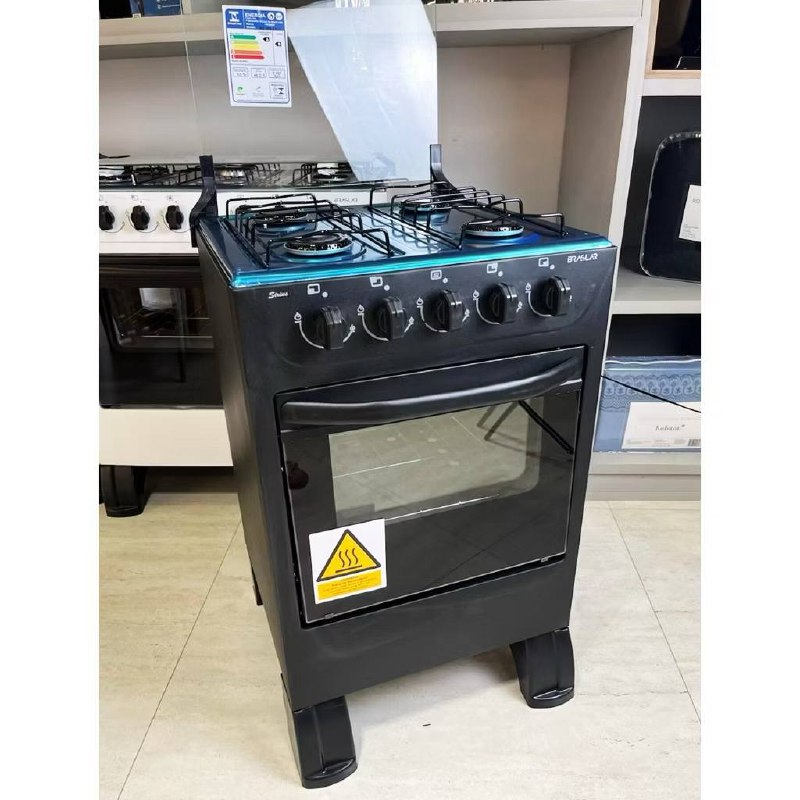 Fogão De Piso Braslar 4 Bocas New Sirius Preto Manual