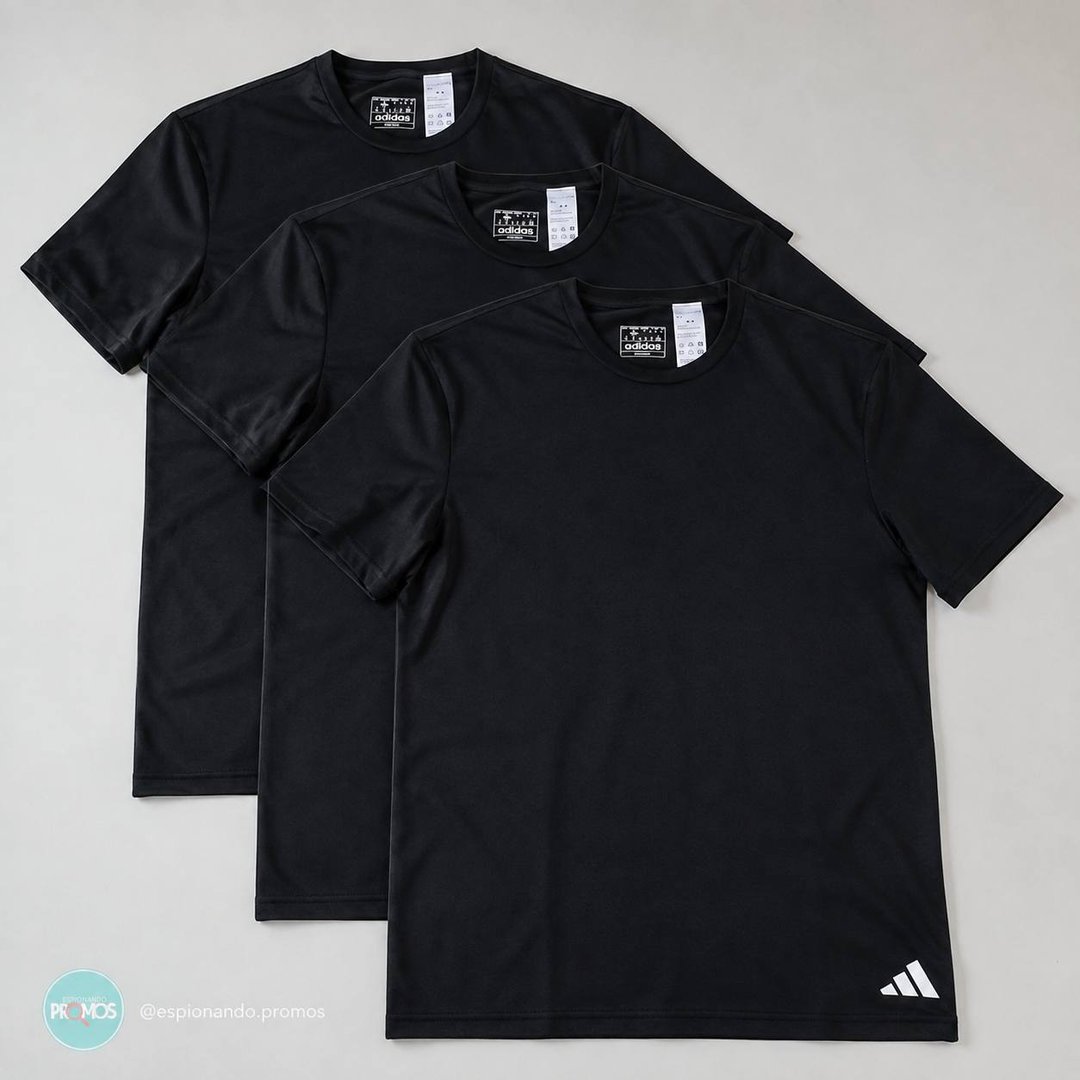 Kit 3 Camisetas Básicas Masculino