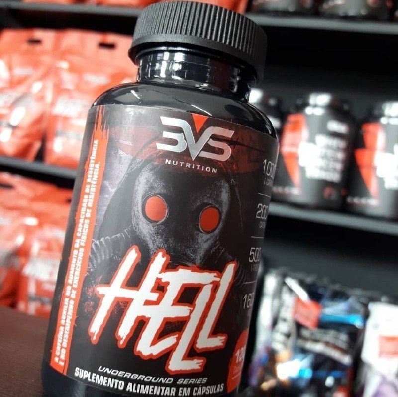 Termogênico Hell Fórmula  120 Cápsulas