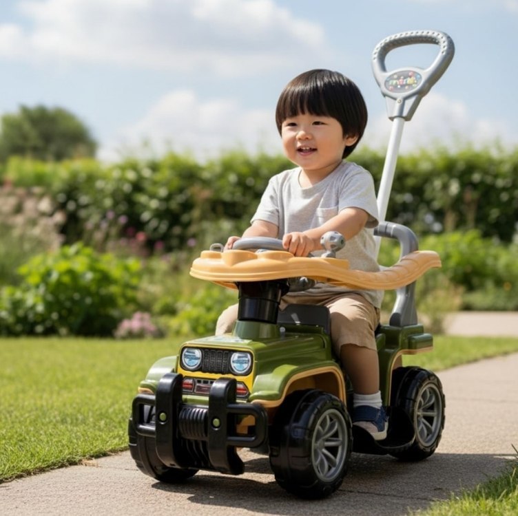 Maral Carrinho Com Chassis Jip Jip Militar Multicor