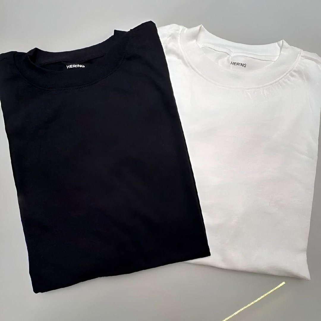 Kit Com 2 Camisetas Masculinas Básicas Relaxed Hering