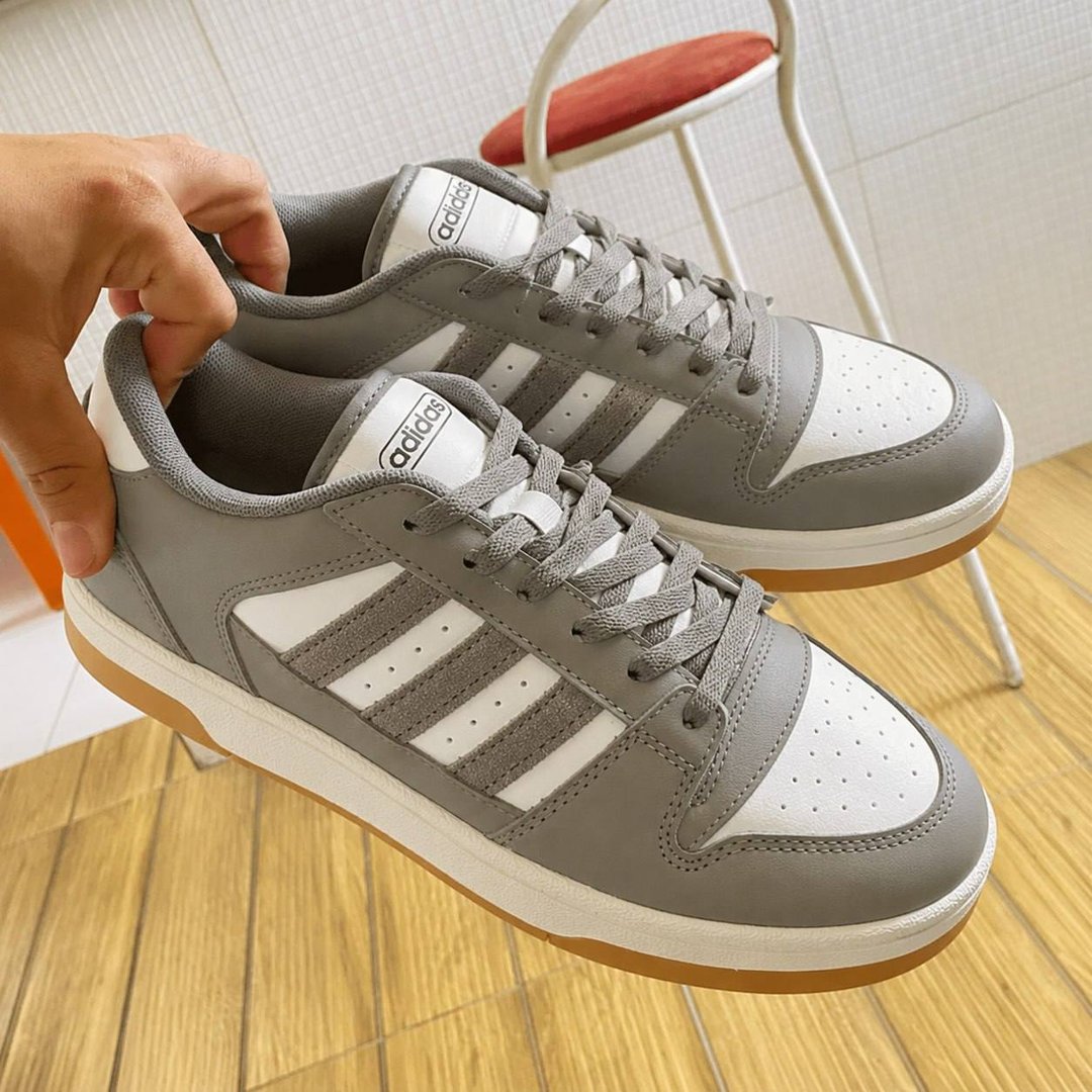 Tênis Casual Masculino Break Start adidas Verde E Branco Lisa