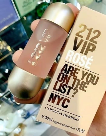 Carolina Herrera 212 Vip Rose Hair Mist  Perfume para os cabelos