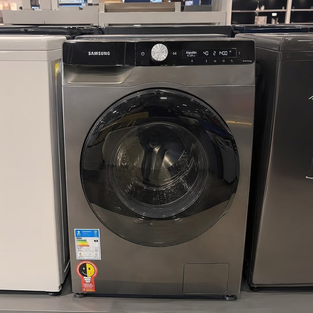 🤓Lava E Seca Samsung Wd11t 11kg Inox Look 12 Programas De Lavagem