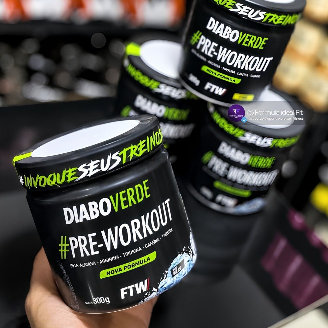 Pré Treino Pre Workout DIABO VERDE FTW 300g