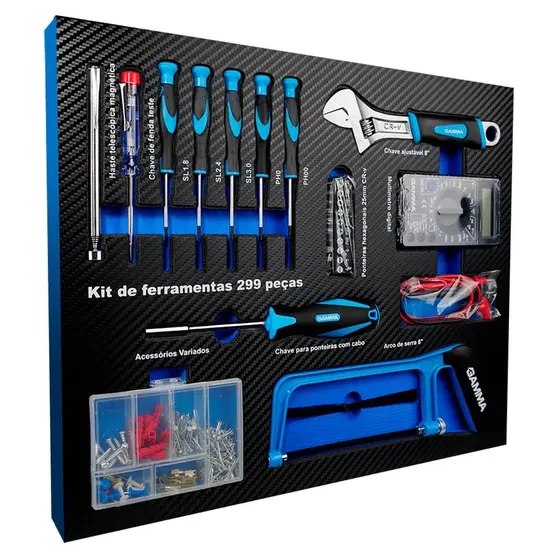 Kit de Ferramentas GAMMA - 299 Peças