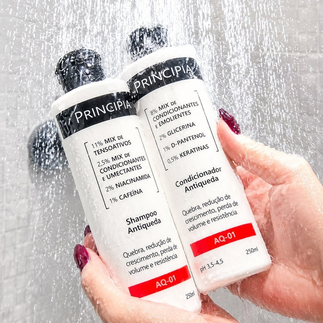 Principia Kit Shampoo E Condicionador Antiqueda Aq-01