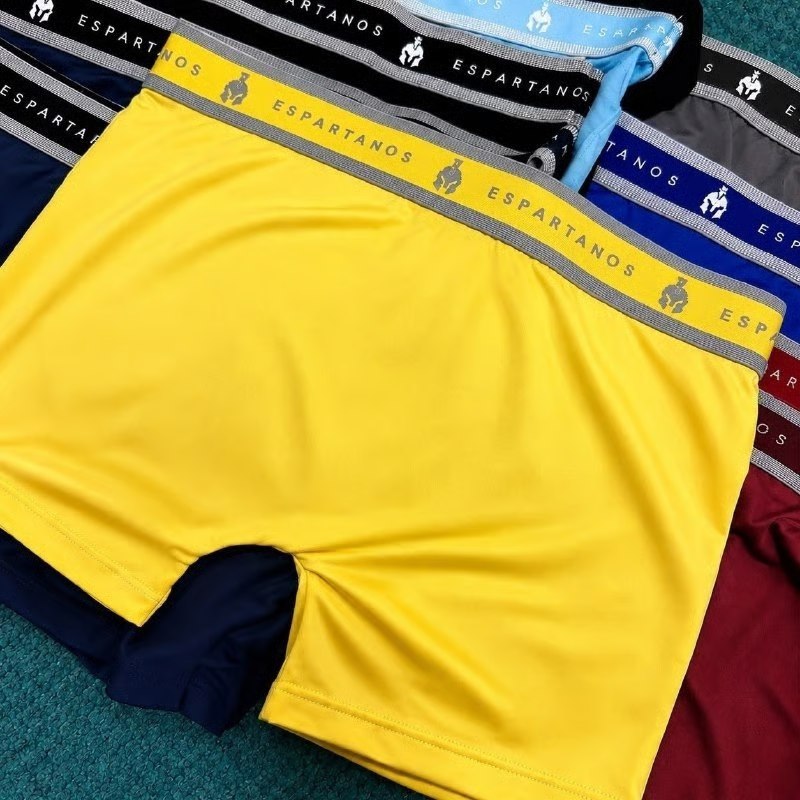 Kit 5 Cuecas Espartanos Boxer Masculina Microfibra Original - Tam. P ao GG