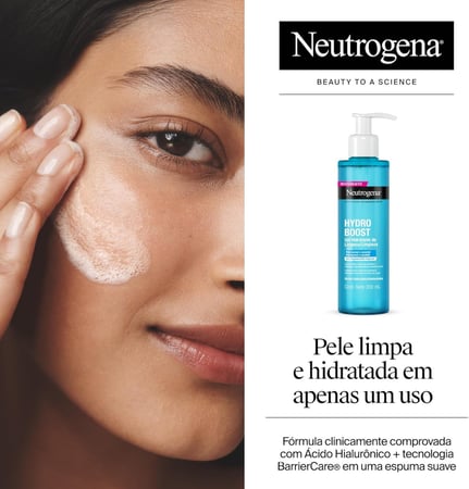 Neutrogena Gel Hidratante de Limpeza Hydro Boost, 300ml