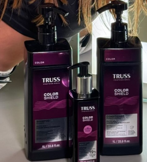 Kit Color Shield Truss Shampoo 1L + Condicionador 1L + Leave-in 200ml