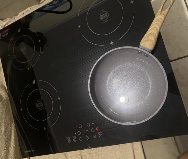 Cooktop De Indução Britânia 4 Bocas Painel Touch Digital 9 Temperaturas 6000w - 220v