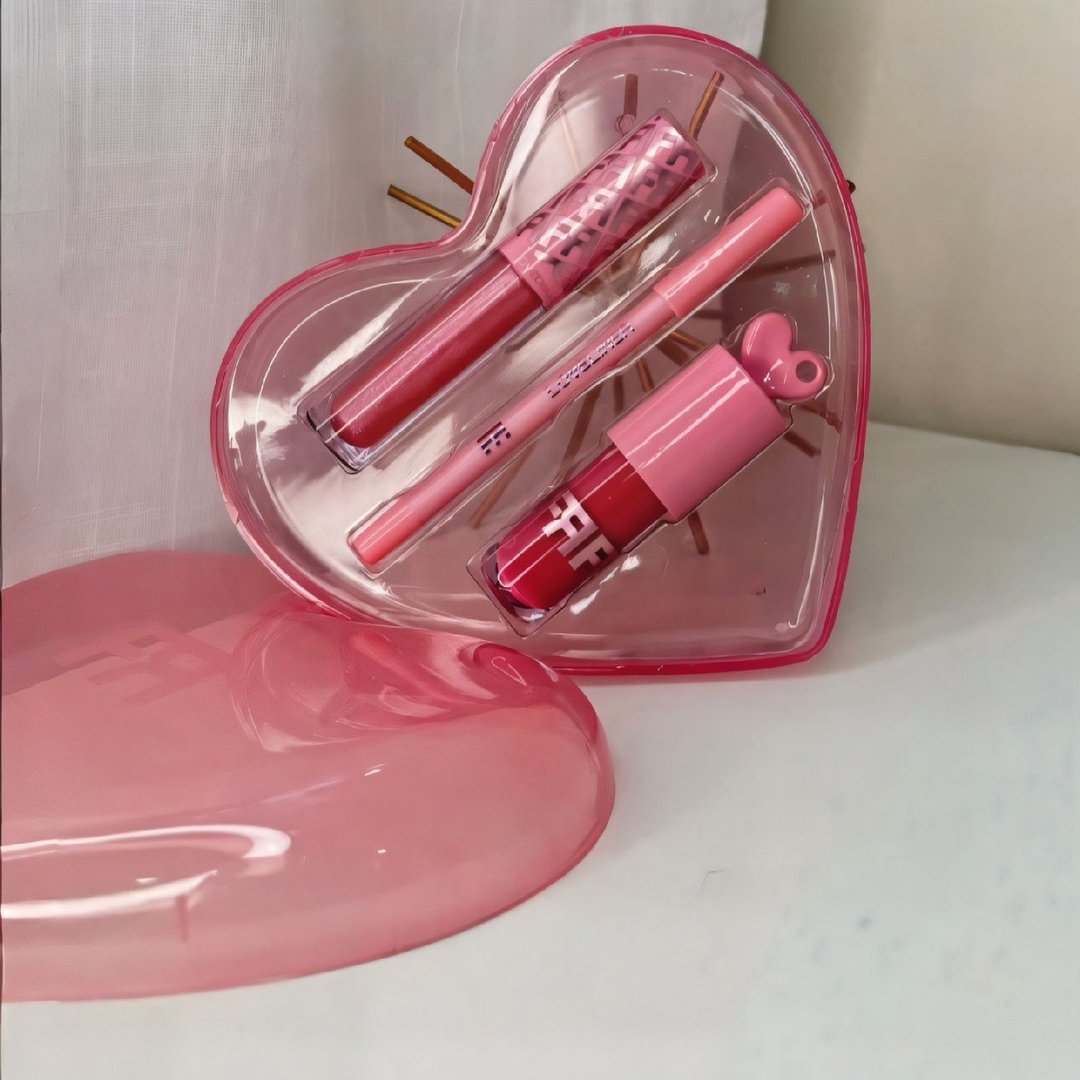 Kit Fran Love Kit Gloss Labial E Lápis Labial Franciny Ehlke